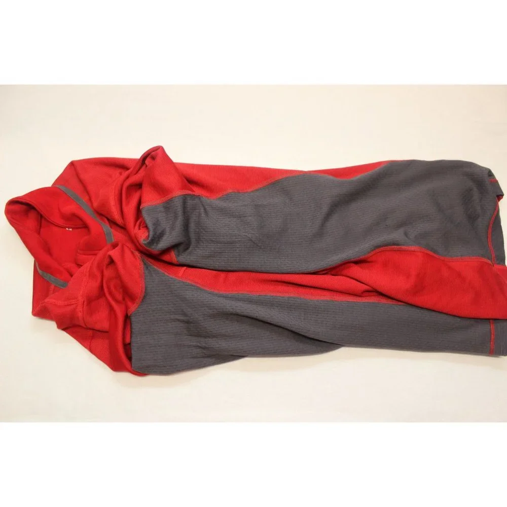 The North Face men's VaporWick wool‎ blend 1/4 zip pullover sweatshirt L